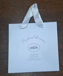 gelato pique ショップ袋 水色 中サイズ