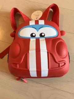 【新品】赤い車型リュック　カーズ風
