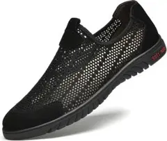 ローファー スリッポン　メンズ 軽量 合皮 ポリエステル