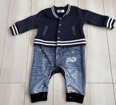 カバーオール　ベビー服　冬服　70センチ　ロンパース