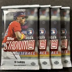 【未開封４パック】topps stadium club 2023 MLB