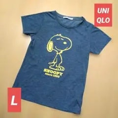 UNIQLO ユニクロ SNOOPY 半袖Tシャツ グレー レディースLのサムネイル