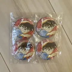 名探偵コナン　京まふ　和風缶バッジ　江戸川コナン　 4個セット