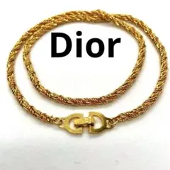 新品 Dior ディオール ツイスト チェーン ネックレス チョーカー 母の日