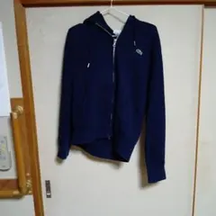良品‼️LACOSTE ジップアップパーカー ネイビー FR4 US M
