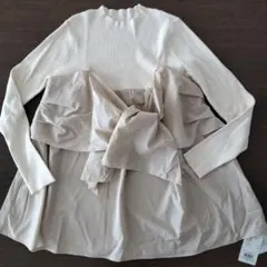 【新品未使用！】切替フリルデザイン トップス