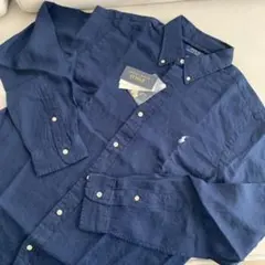 ご専用です　ポロラルフローレン 長袖シャツ薄手ネイビー濃紺L