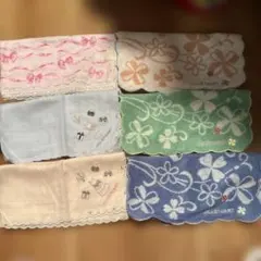 新品 JILLSTUART タオルハンカチ ６枚セット ジルスチュアート