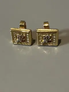 NINA RICCIゴールド スクエア型 イヤリング