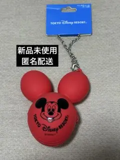 東京ディズニーリゾート★ミッキー★バッグチャーム　ケース付★バルーン★レッド