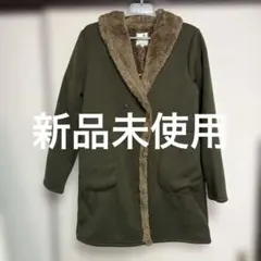 カーキ色　ニットコート　アースミュージック&エコロジー　新品未使用　Mサイズ