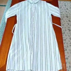 SHOO LA RUE ストライプ シャツワンピース