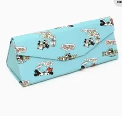 【新品】JINS / Disney 折りたたみケース　ディズニー　ジンズ　ブルーのサムネイル