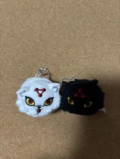 呪術廻戦 玉犬 白 黒 まめころりん　ぬいぐるみマスコット　まとめ売り