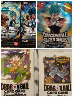 ドラゴンボール　フュージョンワールド　マンガブースター等　5種　未開封 5パック