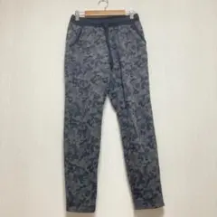 【ユニクロ】UNIQLO 迷彩柄 イージーパンツ レディースM 裏ボア 秋冬