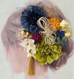 愛らしい髪飾り 結婚式 卒業式 成人式 ウエディング 和装髪飾り