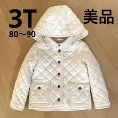 ほぼ新品 Polo RalphLauren ホワイトキルティングジャケット 3T