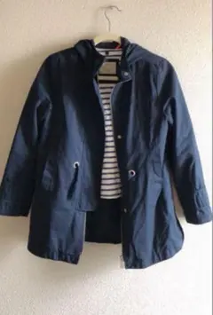 ZARA kidsマウンテンパーカージャケット2wayインナー取り外しボーダー