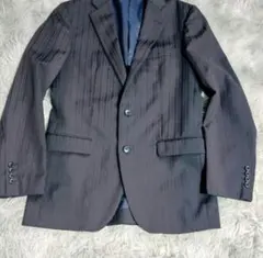 ✨COMME CA ISM✨スーツ セットアップ L 濃紺 ストライプ