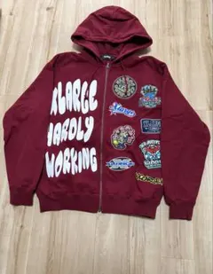 XLARGE バーガンディ パーカー M
