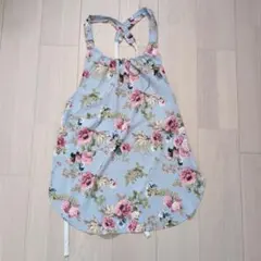花柄エプロン大人ハンドメイド