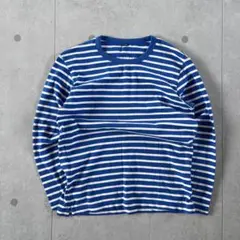 け*と様 レアカラー　old uniqlo ボーダー　カットソー　ブルー　 y2