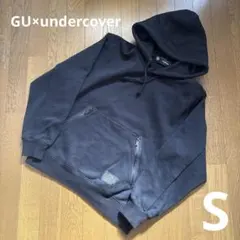 GU✖️UNDERCOVER ヘビースウェットパーカー　S 黒