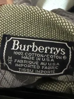 古着　ヴィンテージ　burberrys ポロシャツ　ロング　Tシャツ