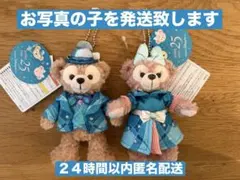 新品タグ付きダッフィー、シェリーメイのぬいぐるみバッチです。 新品タグ付き ディズニー ダッフィー シェリーメイ ぬいぐるみバッジ