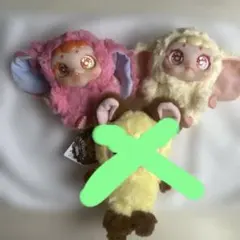 着ぐるみマスコット 2つセットのサムネイル