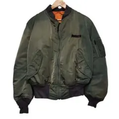 90s AVIREX MA-1 ミリタリーフライトジャケット　USA製 L