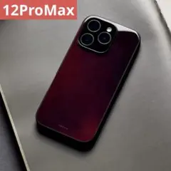 【新入荷】iPhone12ProMaxケース 赤