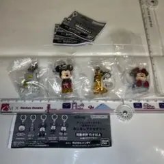 ガチャのディズニーキャラクター[松本セイジ]めじるしアクセサリー4種セットです。