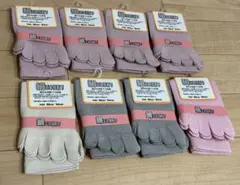 (専用品)絹 婦人 靴下 ５本指 ソックス シルク 8足セット まとめ売り
