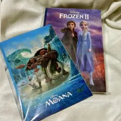 モアナ　アナと雪の女王2 ポストカードブックディズニーハッピーくじのサムネイル