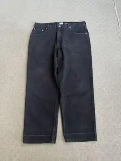 90s Calvin Klein Jeans black wide denim