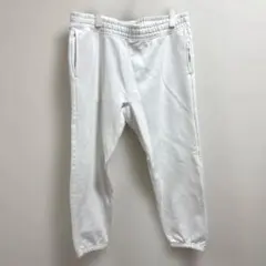 未使用 H&M コットンスウェットパンツ Lサイズ　白　ホワイト