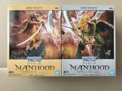 ワンピース MANHOOD ロジャー　白ひげ　フィギュア ONEPIECE