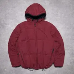 old eddie bauer レッド　赤　ダウンジャケット　古着 90s