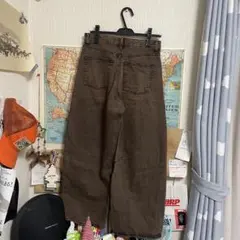 GUバレルレッグジーンズ