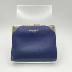 ピエールカルダン　折財布　財布　がま口　ブルーのサムネイル