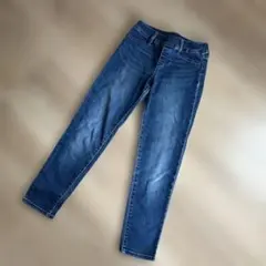 UNIQLO ユニクロ 130cm デニム ジーンズ 長ズボン ボタンなし 男女