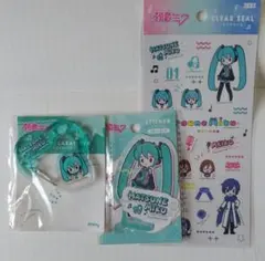 キャンドゥ 初音ミク コラボ アクリル カラナビ キーホルダー ステッカー