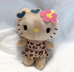 アベイル ハローキティ 日焼け ヒョウ柄 ギャル マスコットチャーム