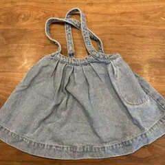 THE SIMPLE FOLK デニム つりスカート12-18m