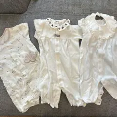 カバーオール3点セット(秋冬用)女の子用