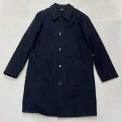 A.P.C レーヨン ミックス ウール ステンカラー コート