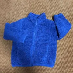 青いフリースジャケット 110cm