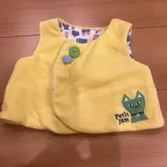 Petit jam ベビーベスト 80 イエロー